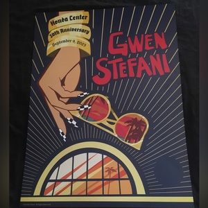 Gwen Stefani Honda Center 30th Anniversary Poster